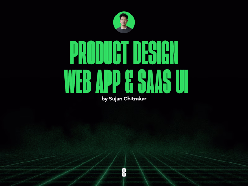 Cover image for Product Design - Web App & SaaS UI