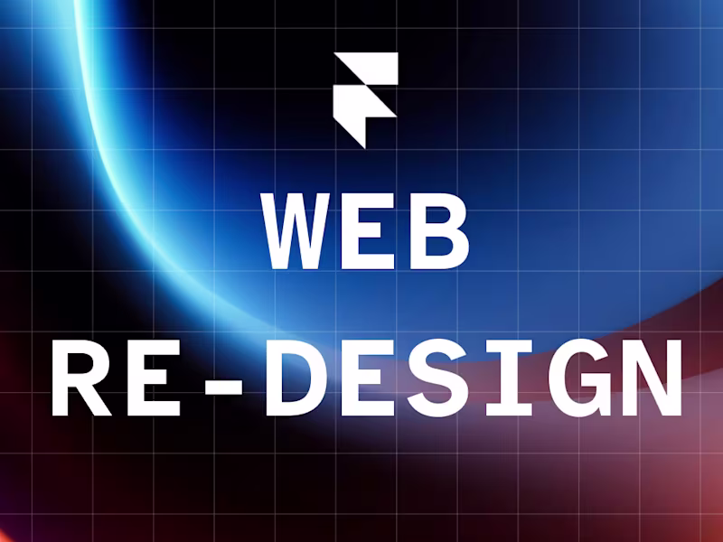 Cover image for Framer (No-Code) Website Redesign