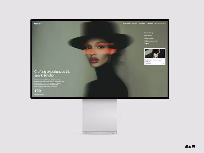 Cover image for Aeris - Portfolio for Bold Creatives