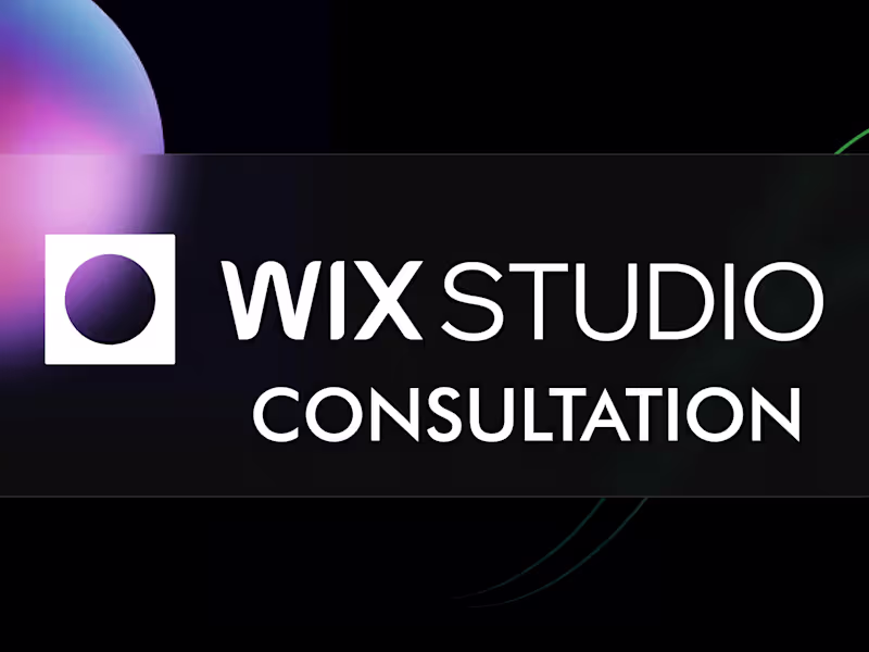 Cover image for Wix Studio Expert Web Design Consultation