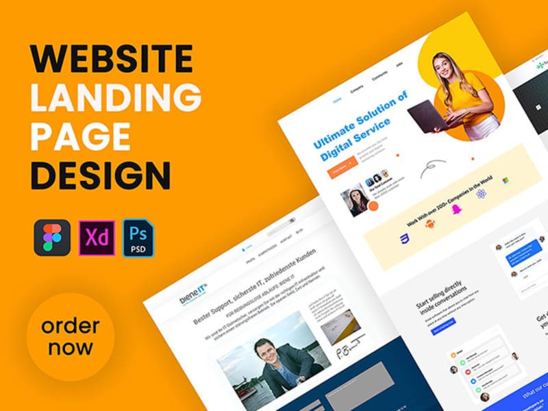 Cover image for Wordpress Landing Page
