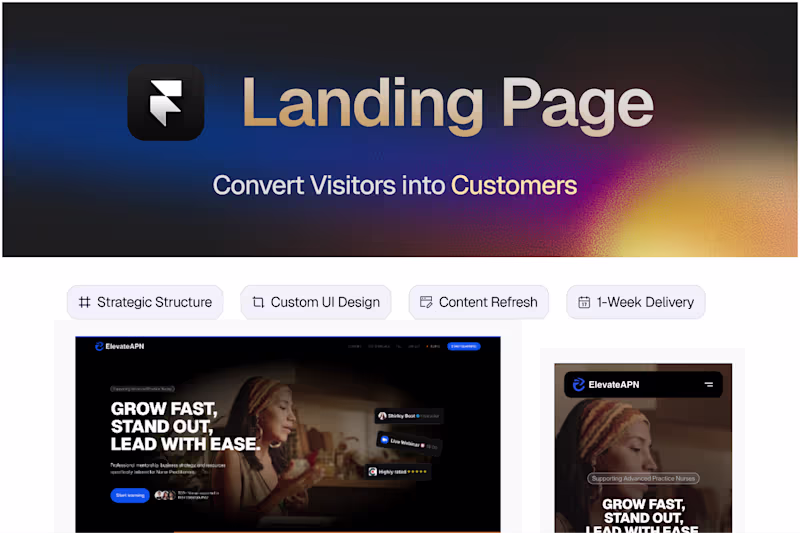 Cover image for Framer Landing Page