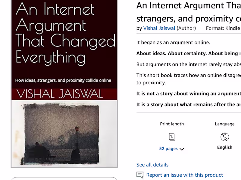 Cover image for A Short Book on Thinking, Writing, and Internet Arguments I ...