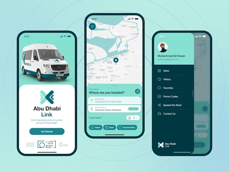 Cover image for Abu Dhabi Link — Public transit App