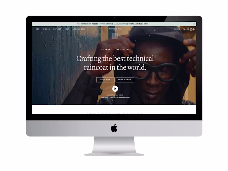 Cover image for Shopify Store Design For Norwegian Rain