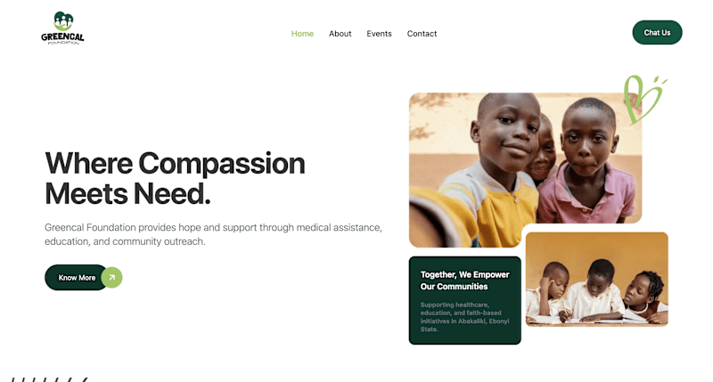 Cover image for Greencal Foundation.