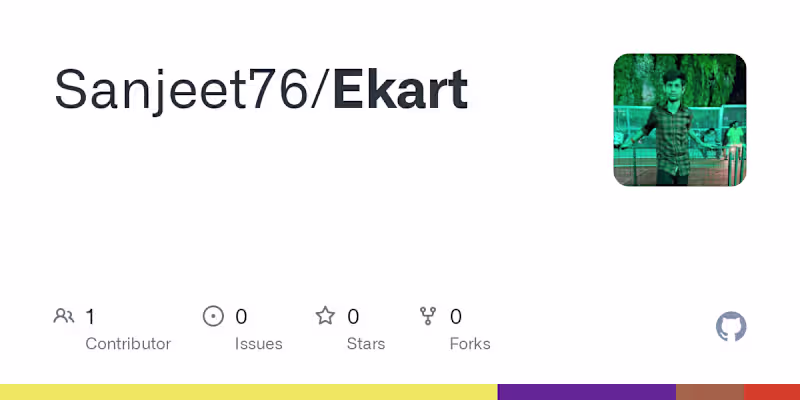 Cover image for Sanjeet76/Ekart