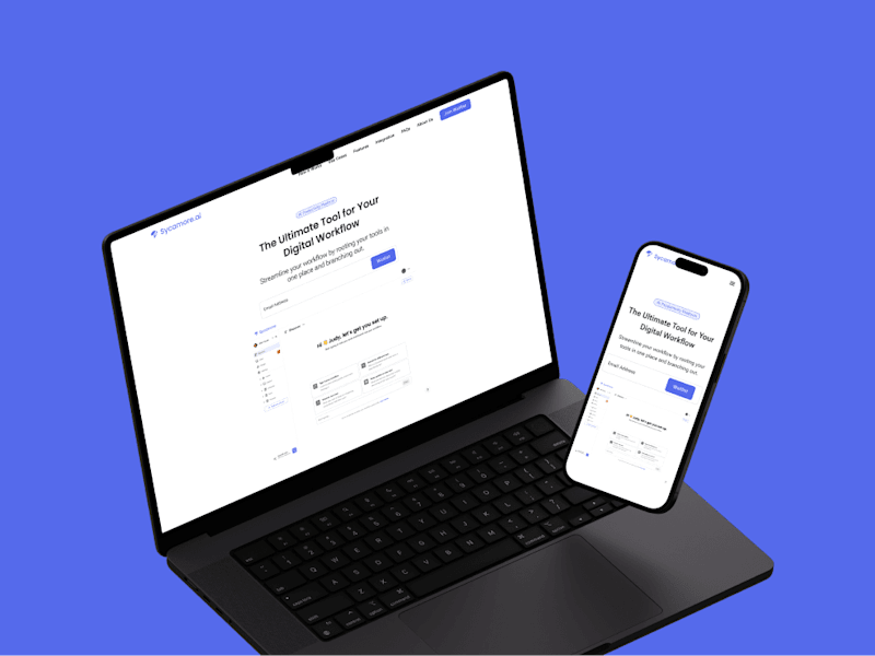 Cover image for Sycamore.ai: Website Design & Framer Development