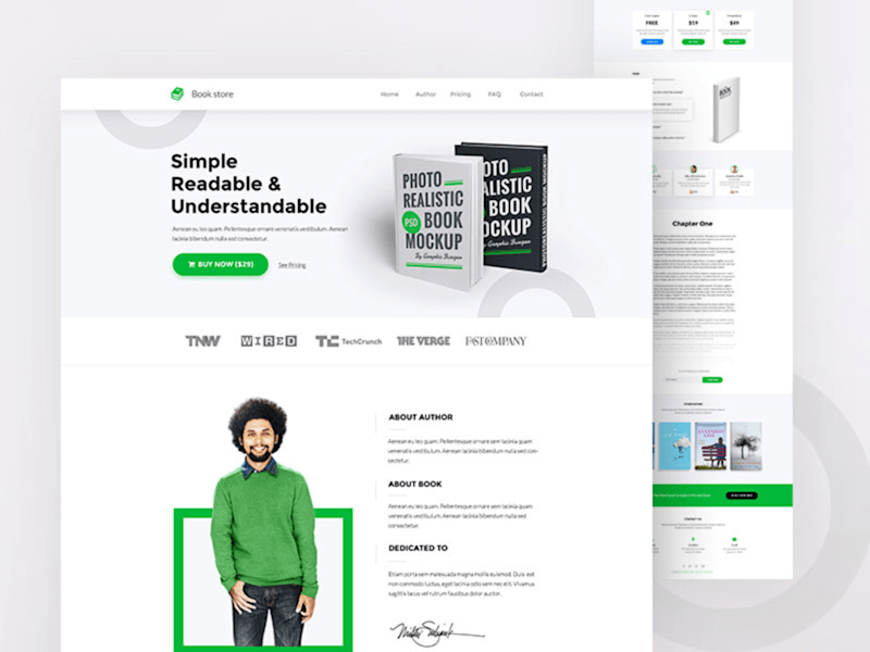 Cover image for eBook Platform Website Design
