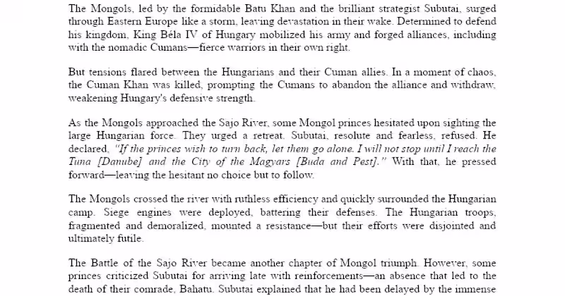 Cover image for The Mongol Invasion of Europe: A Historical Analysis