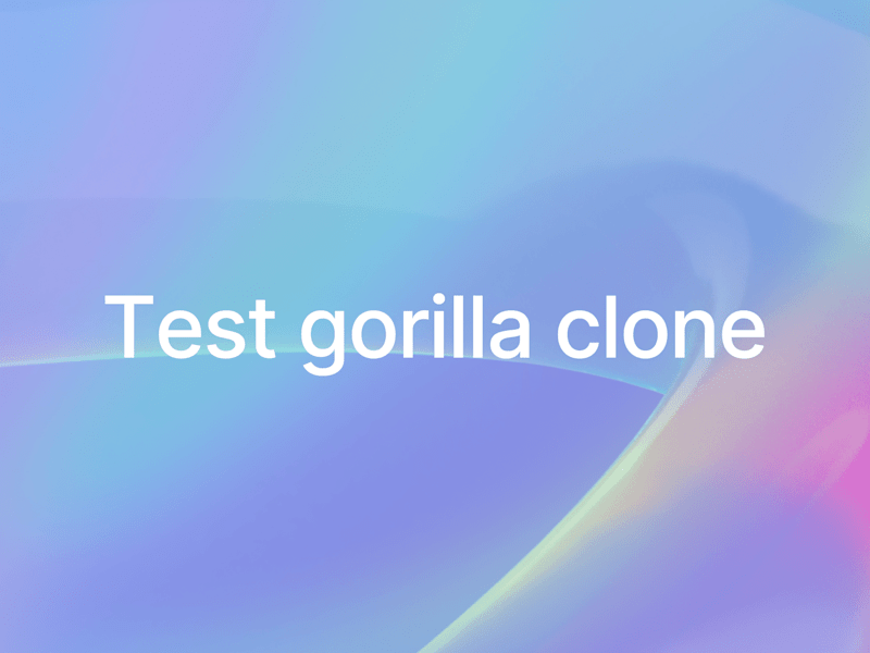 Cover image for Frontend for Test Gorilla Clone