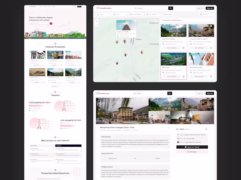 Cover image for Development of NewRentals Real Estate Management Platform