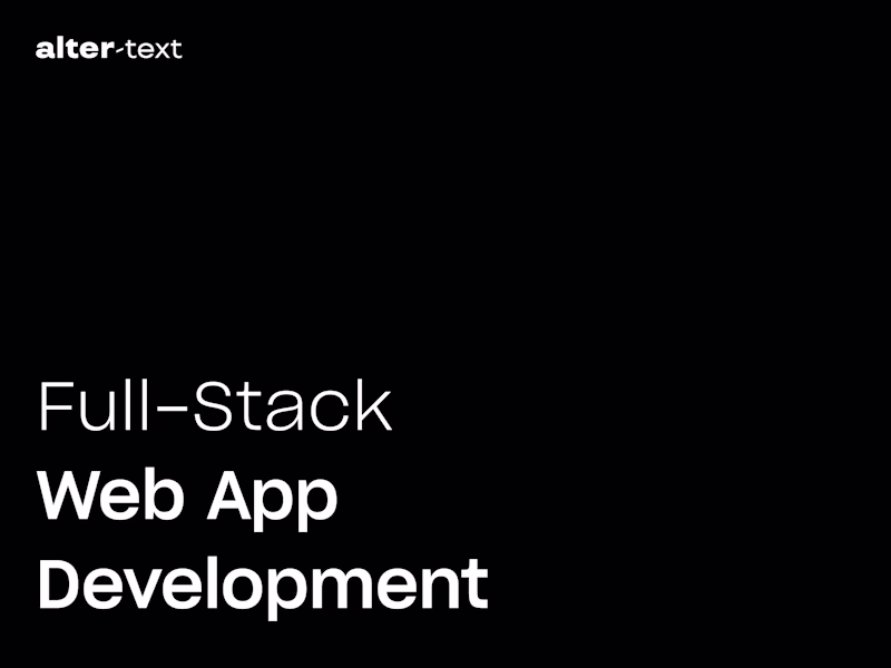 Cover image for Custom Web App Solutions (Frontend + Backend)