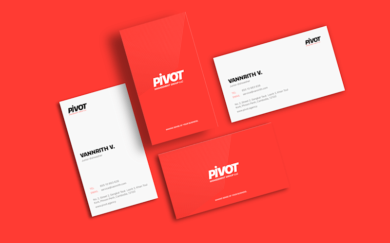 Cover image for Red Business Card Design