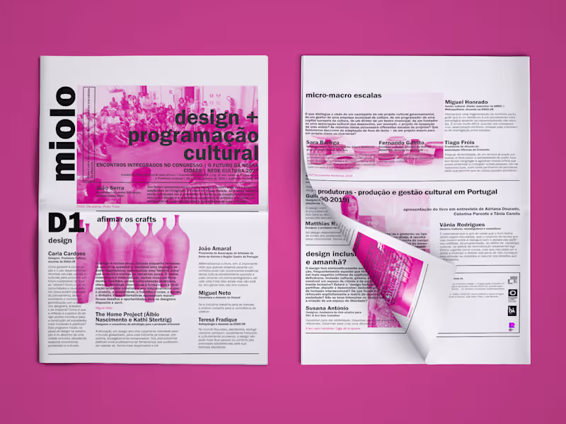 Cover image for Miolo - Jornal Supplement