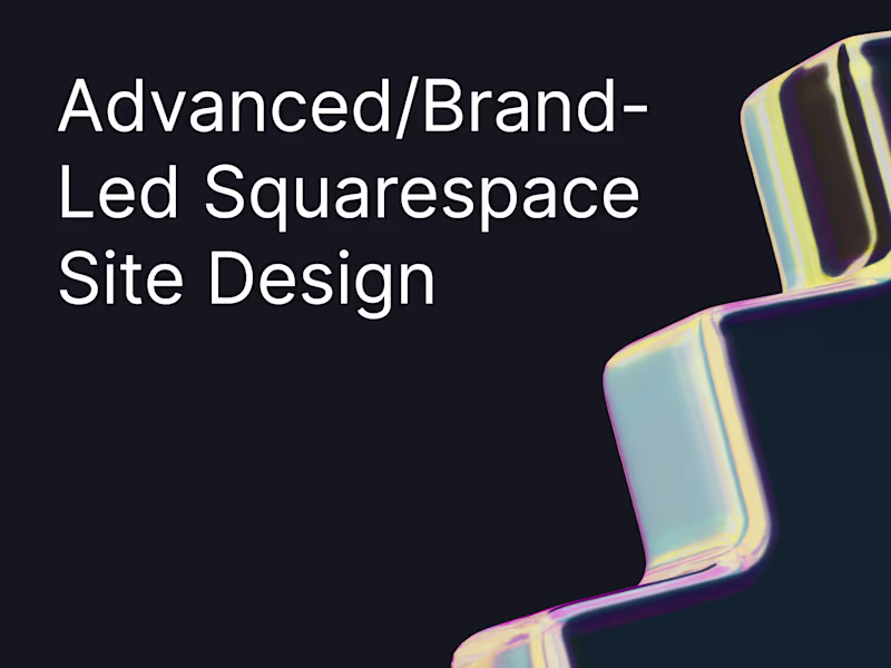 Cover image for Squarespace Site Design VIP Package