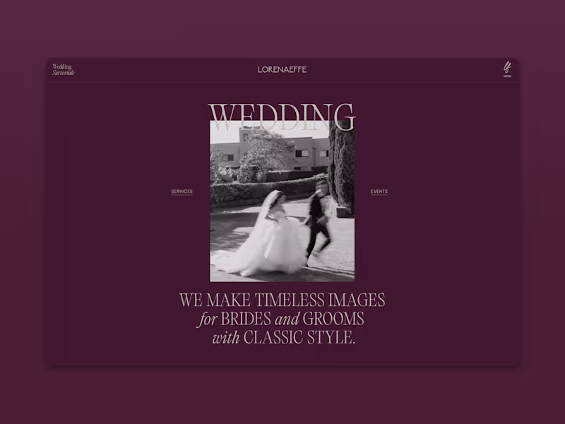 Cover image for LorenaEffe - Wedding Planner