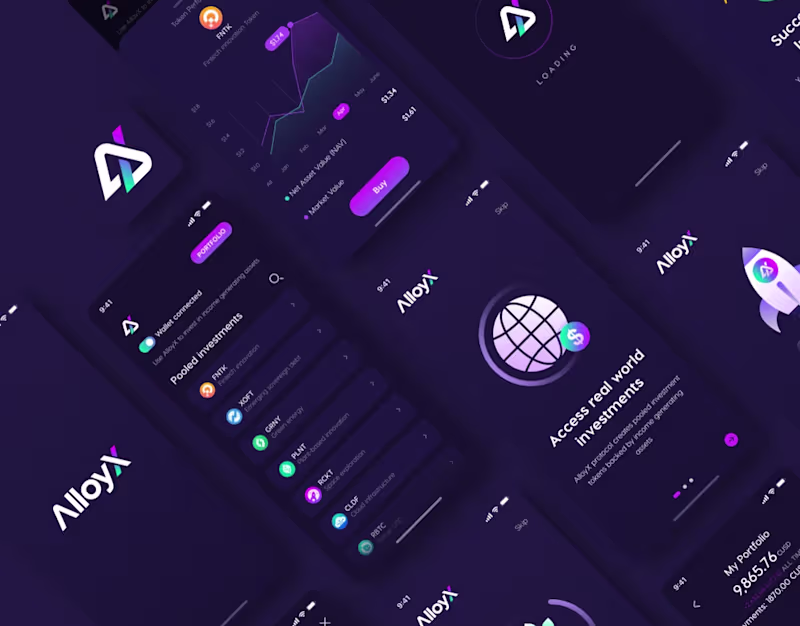 Cover image for AlloyX - Logo and UI/UX