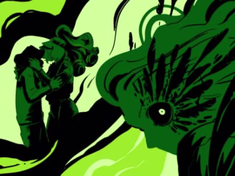 Cover image for Covers for Spooky Horror Comic Series