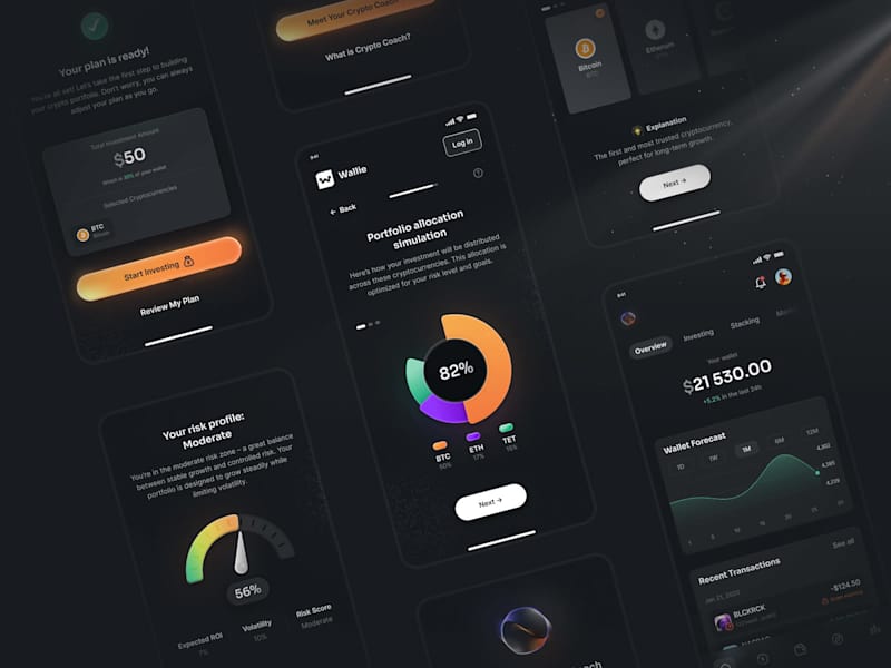 Cover image for Wallie - Crypto Wallet Mobile App