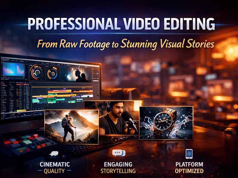 Cover image for Professional Video Editing That Captures Attention