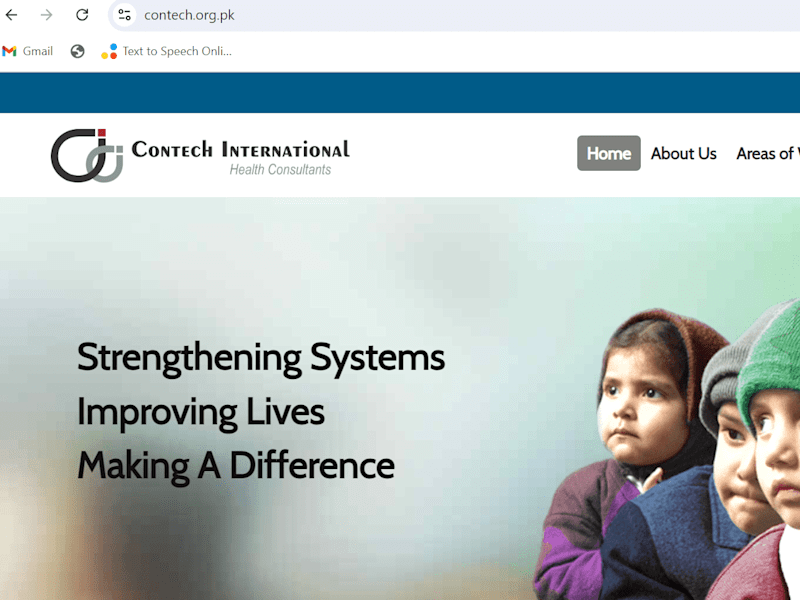 Cover image for Contech International Health Consultants