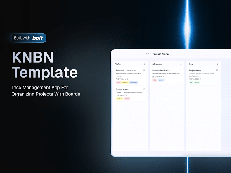 Cover image for KNBN - Task Manager Template