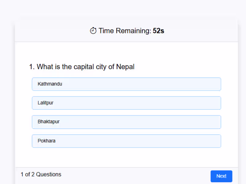 Cover image for Customizable Quiz Application