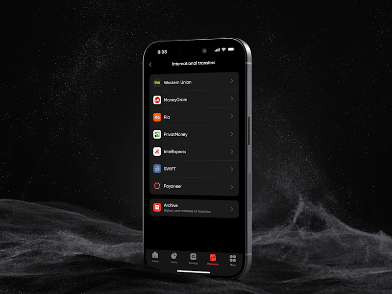 Cover image for International Transfers in  PUMB－Banking App