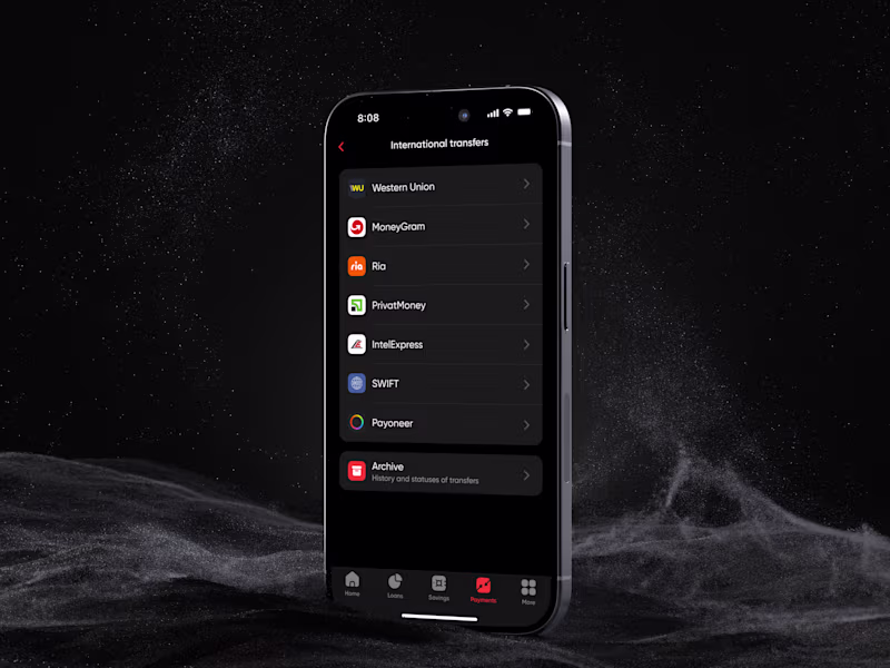 Cover image for International Transfers in  PUMB－Banking App