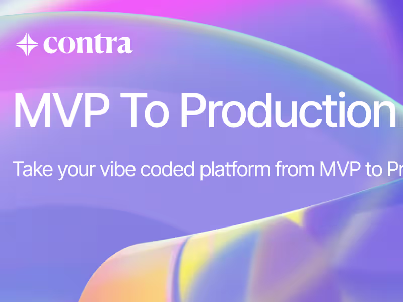 Cover image for From MVP to Production