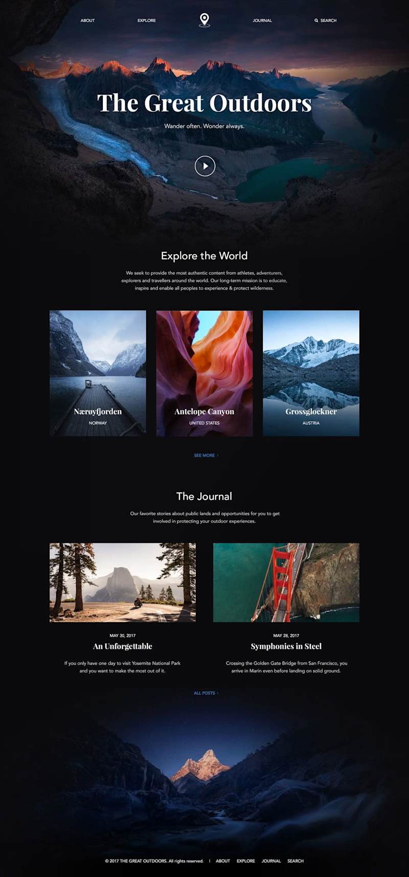 Cover image for The Great Outdoors