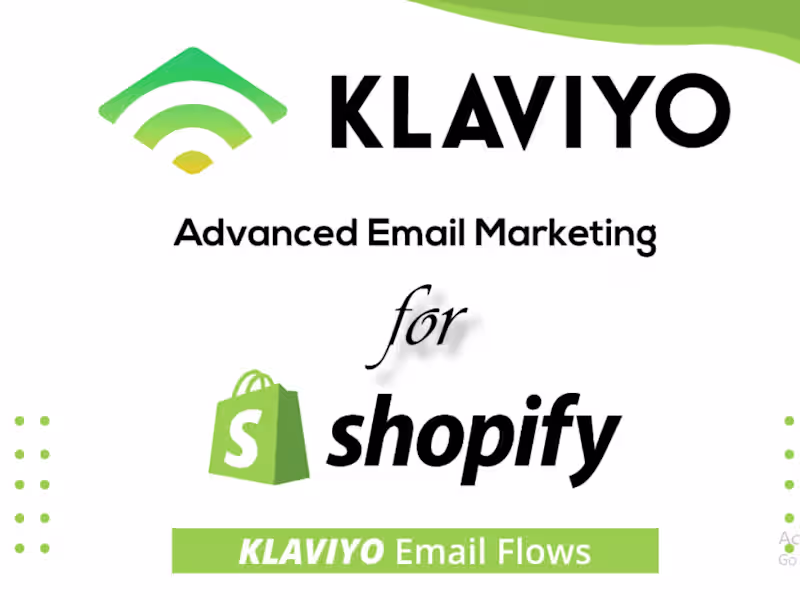 Cover image for setup top notch klaviyo email marketing flows for ecommerce