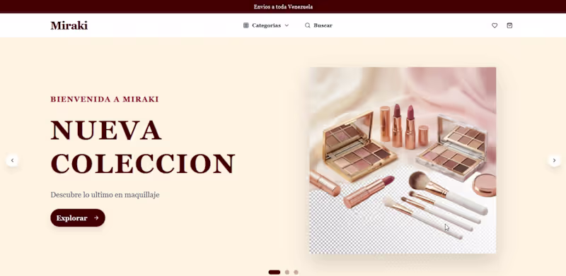 Cover image for Miraki - Cosmetics and Beauty