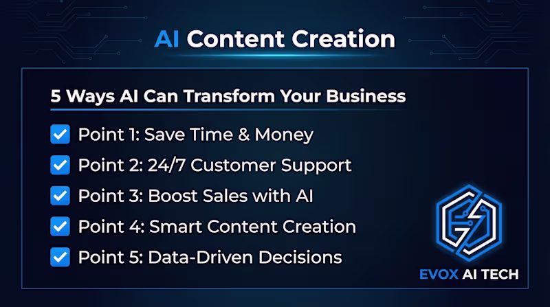 Cover image for AI Content Creation Services