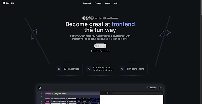 Cover image for Codetive App MVP