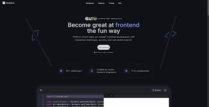 Cover image for Codetive App MVP