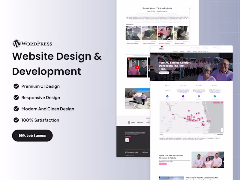 Cover image for Custom WordPress Website Design & Development for Modern Brands