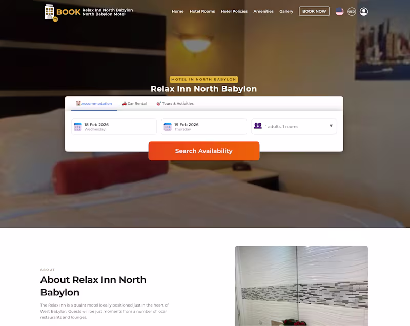 Cover image for Relax Inn North Babylon —