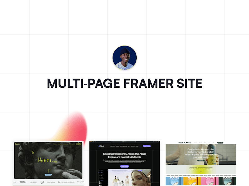 Cover image for Multi‑Page Framer Site