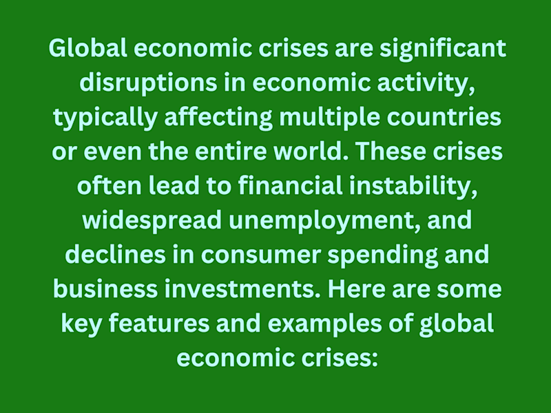Cover image for Global Economic Crises: Causes, Impacts, and Strategies