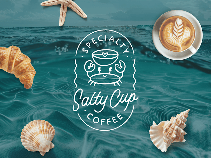 Cover image for Salty Cup, Coffeeshop Branding