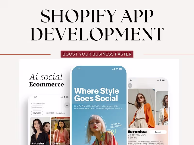 Cover image for Custom Shopify App Development (Public, Private & Custom Apps)