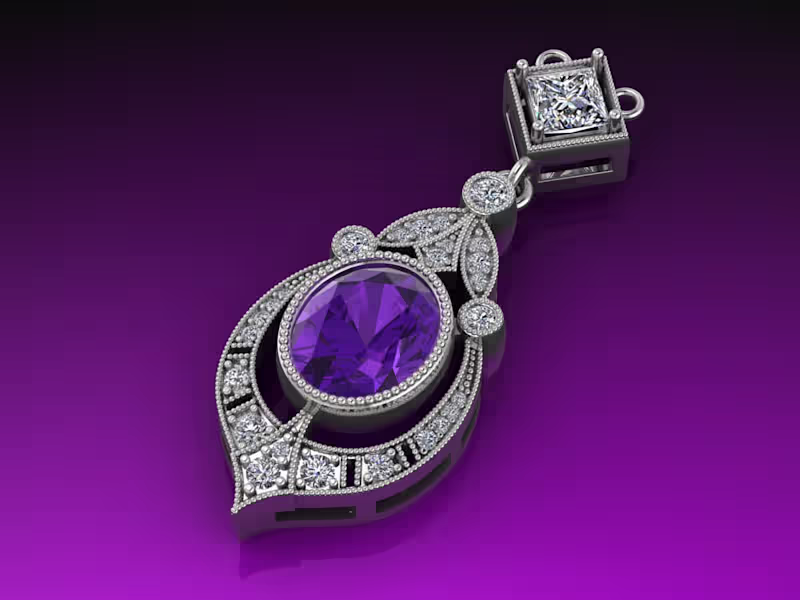 Cover image for Custom Jewelry CAD Design and Rendering