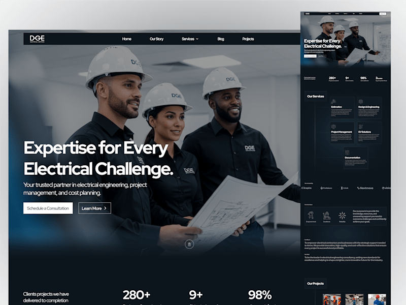 Cover image for DGE Website Redesign