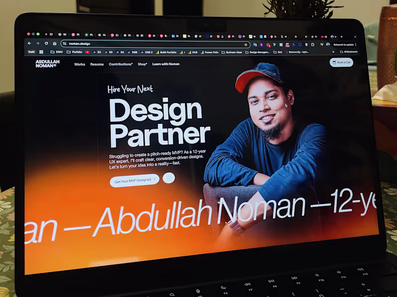 Cover image for Get Your World-class Portfolio Design