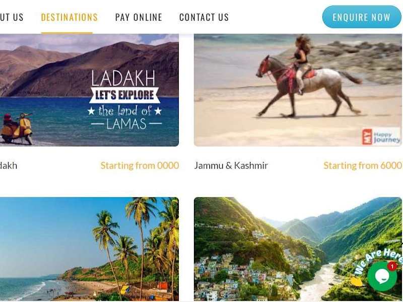 Cover image for A basic Travel Website