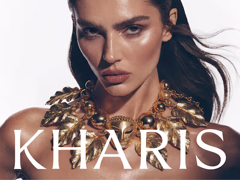 Cover image for Kharis — Luxury Jewelry Brand Identity & E-Commerce