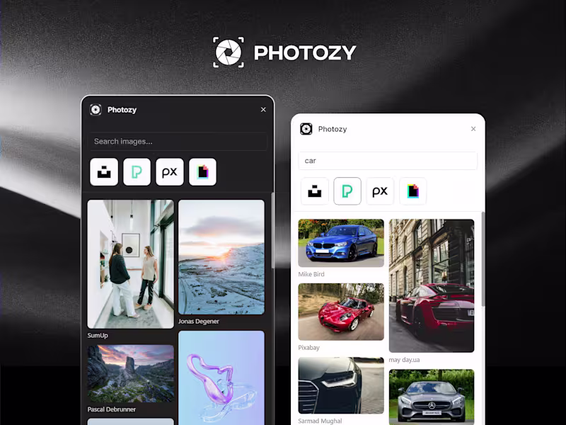 Cover image for Photozy: Stock Image Search Framer Plugin 
