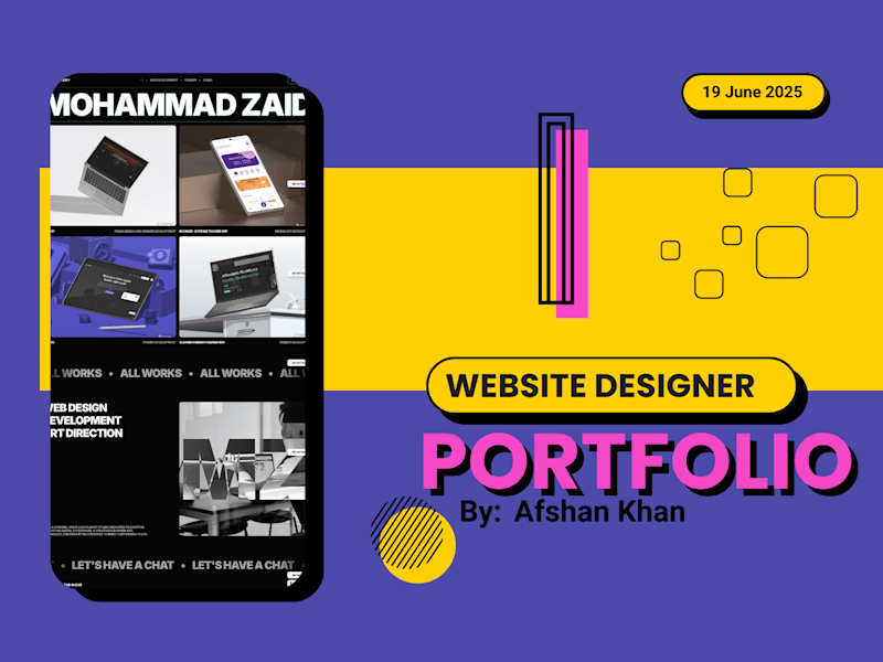 Cover image for A Sleek & Interactive Portfolio in Framer